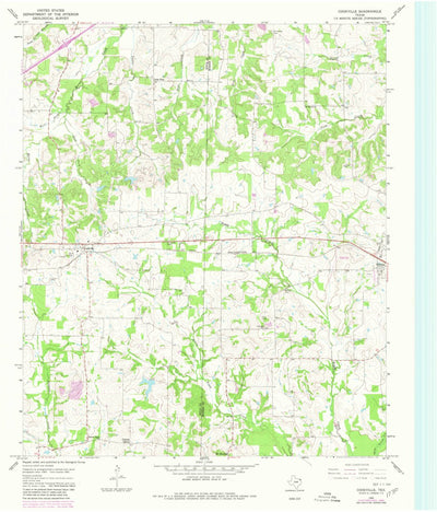 United States Geological Survey Cookville, TX (1965, 24000-Scale) digital map
