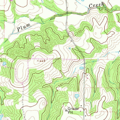 United States Geological Survey Cookville, TX (1965, 24000-Scale) digital map