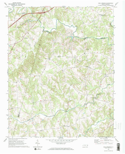 United States Geological Survey Cool Springs, NC (1969, 24000-Scale) digital map