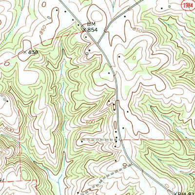 United States Geological Survey Cool Springs, NC (1969, 24000-Scale) digital map