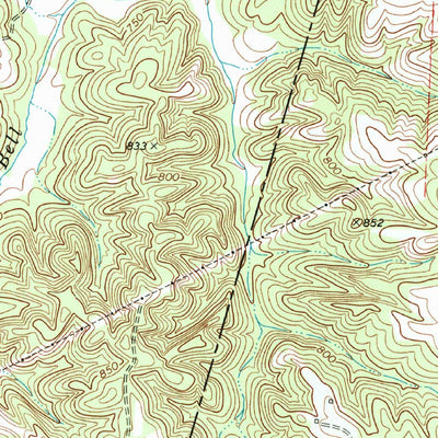 United States Geological Survey Cool Springs, NC (1969, 24000-Scale) digital map
