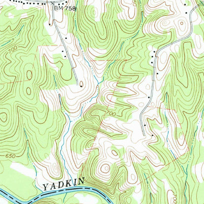 United States Geological Survey Cooleemee, NC (1969, 24000-Scale) digital map