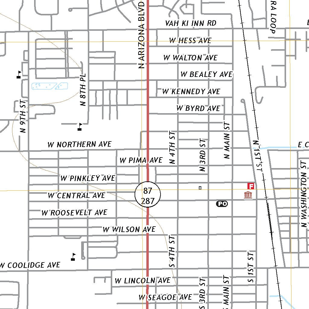 Coolidge, AZ (2021, 24000-Scale) Map by United States Geological Survey ...