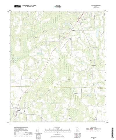 United States Geological Survey Coolidge, GA (2020, 24000-Scale) digital map