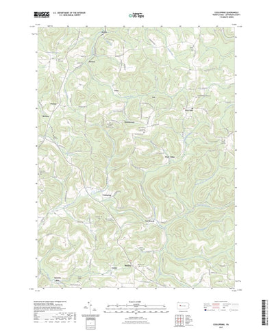 United States Geological Survey Coolspring, PA (2023, 24000-Scale) digital map