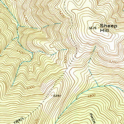 United States Geological Survey Coolwater Mountain, ID (1966, 24000-Scale) digital map