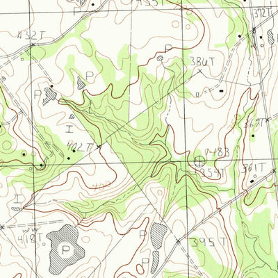 United States Geological Survey Coon Creek Lake, TX (1984, 24000-Scale) digital map