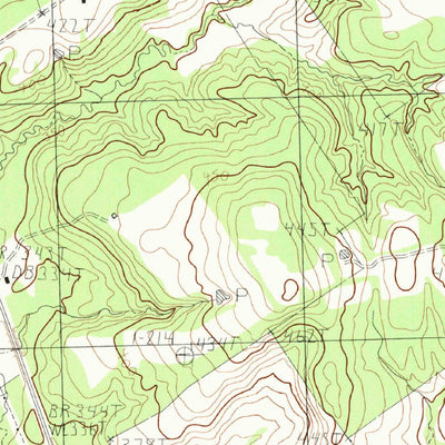 United States Geological Survey Coon Creek Lake, TX (1984, 24000-Scale) digital map
