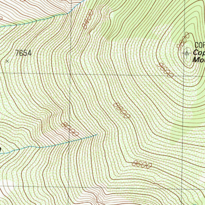 United States Geological Survey Coon Creek, NV (1986, 24000-Scale) digital map