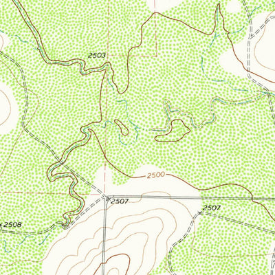 United States Geological Survey Coon Dive Draw NW, TX (1973, 24000-Scale) digital map