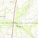 United States Geological Survey Coon Dive Draw, TX (1973, 24000-Scale) digital map