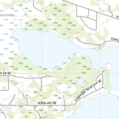 United States Geological Survey Coon Lake Beach, MN (2022, 24000-Scale) digital map