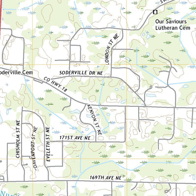 United States Geological Survey Coon Lake Beach, MN (2022, 24000-Scale) digital map