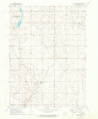 United States Geological Survey Coon Rapids NE, IA (1971, 24000-Scale) digital map