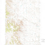 United States Geological Survey Coon Track Creek, WY (1971, 24000-Scale) digital map