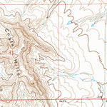United States Geological Survey Coon Track Creek, WY (1971, 24000-Scale) digital map