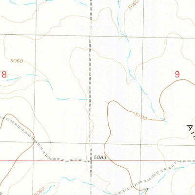 United States Geological Survey Coonskin Butte, ID (1979, 24000-Scale) digital map