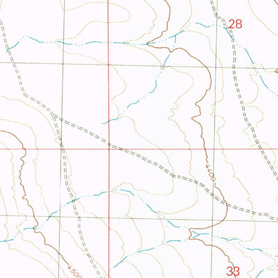 United States Geological Survey Coonskin Butte NE, ID (1979, 24000-Scale) digital map