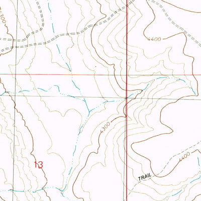 United States Geological Survey Coonskin Butte NE, ID (1979, 24000-Scale) digital map