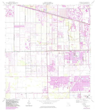 United States Geological Survey Cooper City, FL (1963, 24000-Scale) digital map