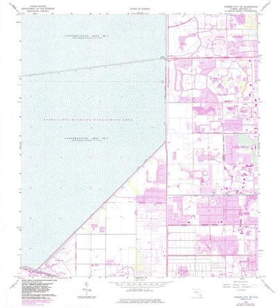 United States Geological Survey Cooper City NE, FL (1963, 24000-Scale) digital map