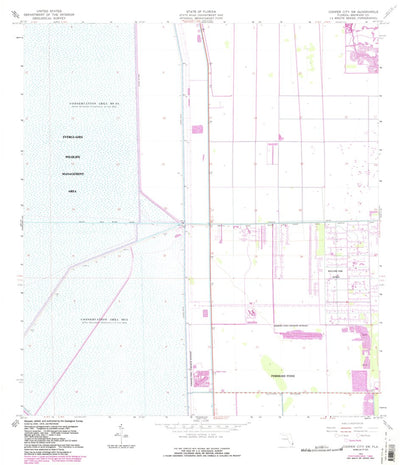 United States Geological Survey Cooper City SW, FL (1963, 24000-Scale) digital map