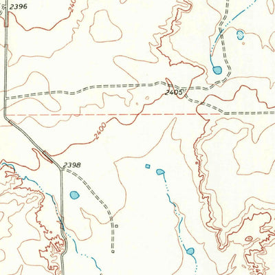 United States Geological Survey Cooper Creek, TX (1969, 24000-Scale) digital map