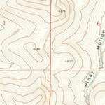 United States Geological Survey Cooper Draw, OR (1968, 24000-Scale) digital map