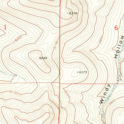 United States Geological Survey Cooper Draw, OR (1968, 24000-Scale) digital map