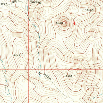 United States Geological Survey Cooper Draw, OR (1968, 24000-Scale) digital map
