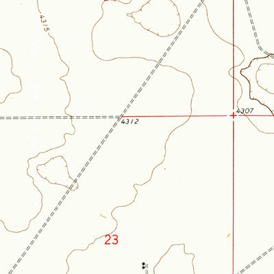 United States Geological Survey Cooper-Good Ranch, NM (1973, 24000-Scale) digital map