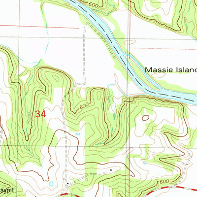 United States Geological Survey Cooper Hill, MO (1981, 24000-Scale) digital map