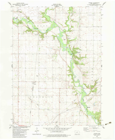 United States Geological Survey Cooper, IA (1982, 24000-Scale) digital map