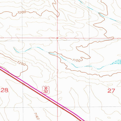 United States Geological Survey Cooper Lake North, WY (1955, 24000-Scale) digital map
