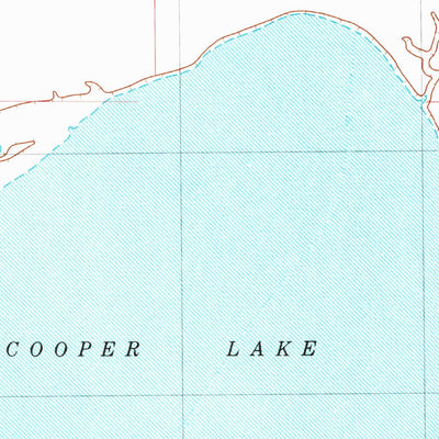 United States Geological Survey Cooper Lake North, WY (1955, 24000-Scale) digital map