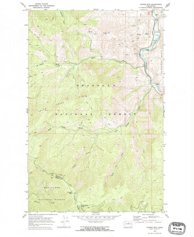 United States Geological Survey Cooper Mountain, WA (1968, 24000-Scale) digital map