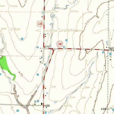 United States Geological Survey Cooper North, TX (1964, 24000-Scale) digital map