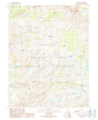 United States Geological Survey Cooper Peak, CA (1990, 24000-Scale) digital map