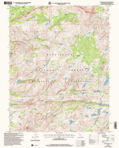 United States Geological Survey Cooper Peak, CA (2001, 24000-Scale) digital map