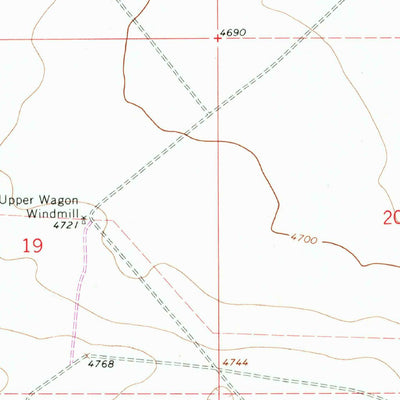 United States Geological Survey Cooper Ranch, NM (1966, 24000-Scale) digital map