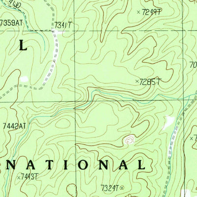 United States Geological Survey Cooper Ridge, AZ (1988, 24000-Scale) digital map