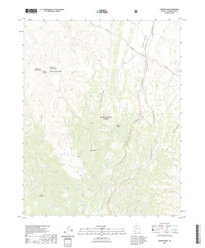 United States Geological Survey Cooper Ridge, AZ (2021, 24000-Scale) digital map