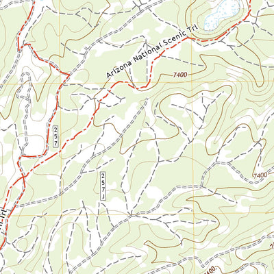 United States Geological Survey Cooper Ridge, AZ (2021, 24000-Scale) digital map