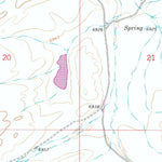 United States Geological Survey Cooper Ridge NE, WY (1968, 24000-Scale) digital map