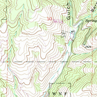 United States Geological Survey Cooper Ridge, WA (1968, 24000-Scale) digital map