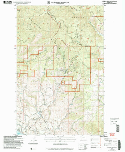 United States Geological Survey Cooper Ridge, WA (2004, 24000-Scale) digital map