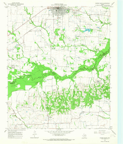 United States Geological Survey Cooper South, TX (1964, 24000-Scale) digital map