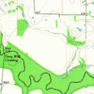 United States Geological Survey Cooper South, TX (1964, 24000-Scale) digital map