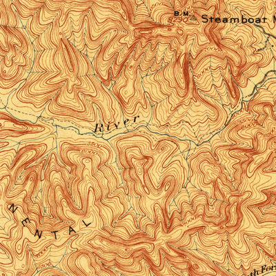 United States Geological Survey Coopers Lake, MT (1903, 125000-Scale) digital map