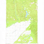 United States Geological Survey Coopers Lake, MT (1968, 24000-Scale) digital map